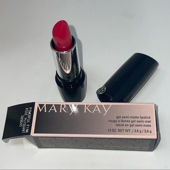 Mary Kay Gel Semi Matte Lipstick - Powerful Pink | New In Box - Picture 1 of 4